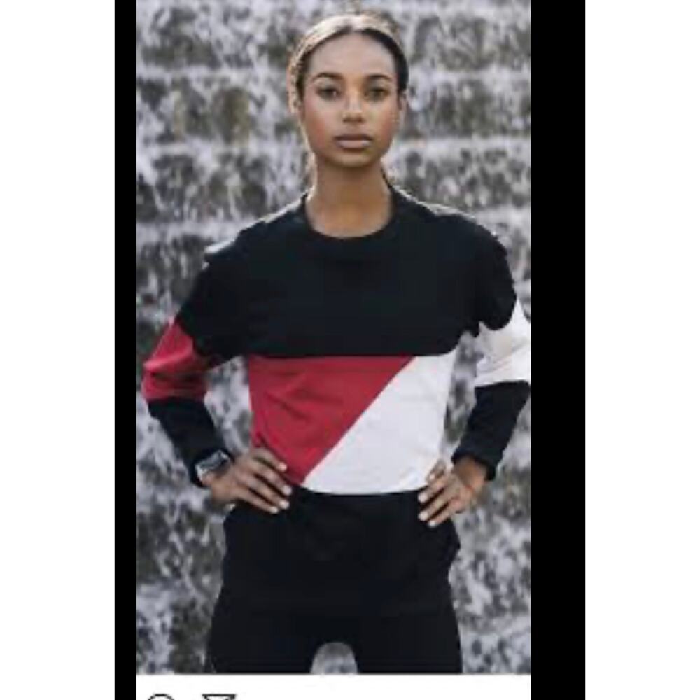 ZYIA Active Colorblock Sweatshirt Medium